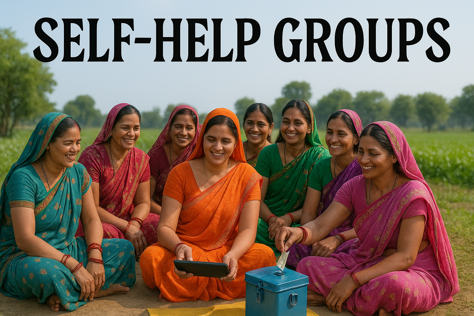 Women in SHG meeting